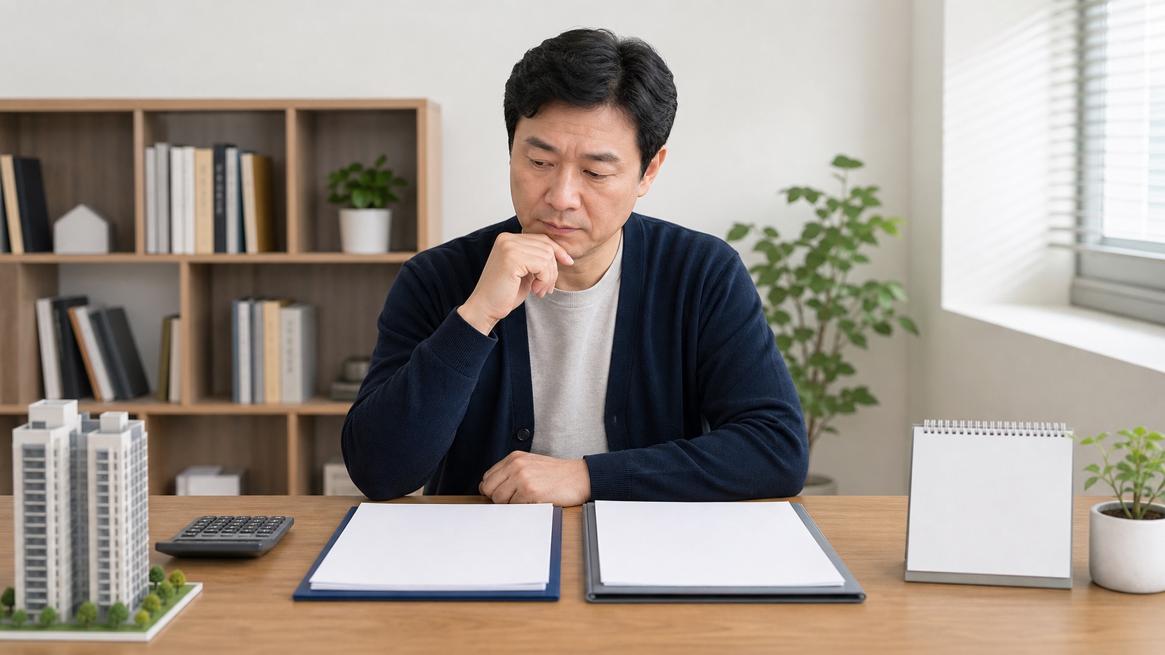 두 가지 임대소득 과세 방식을 비교하는 임대인