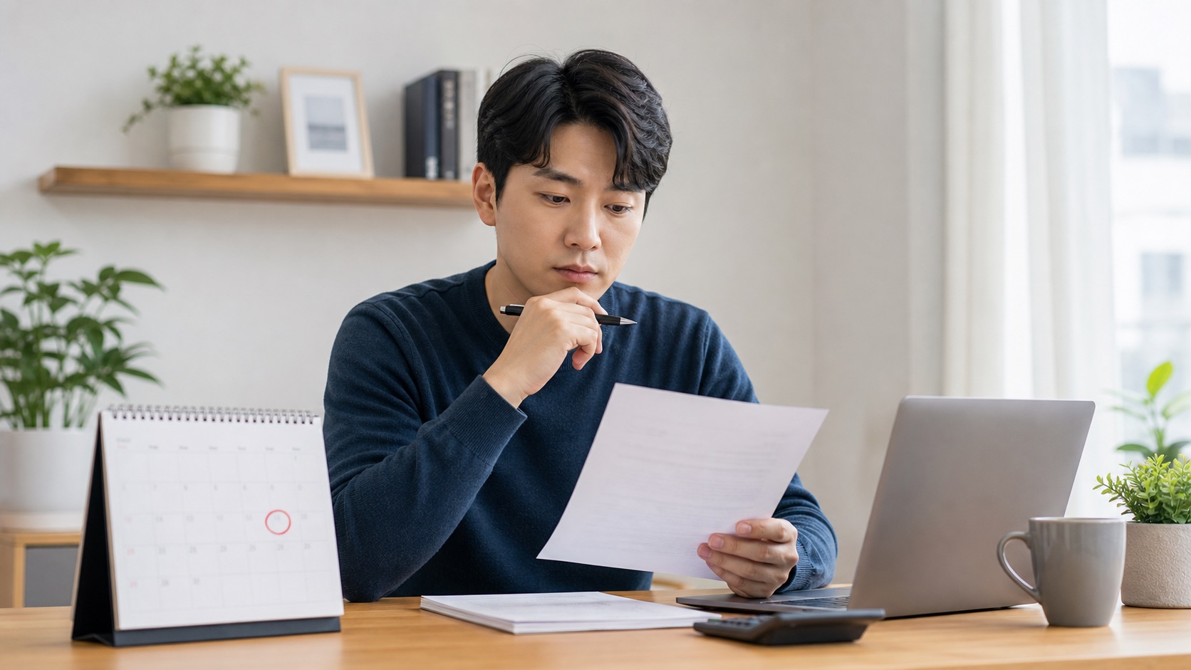 종합소득세 신고기한과 안내문을 확인하는 사업자