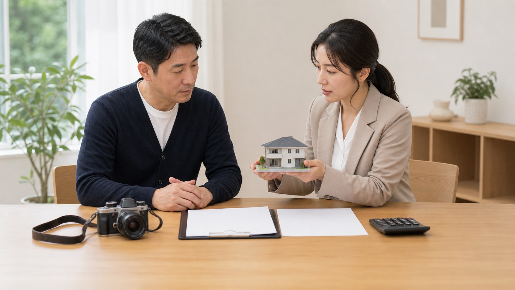상속 부동산의 평가 자료를 확인하는 상속인과 전문가