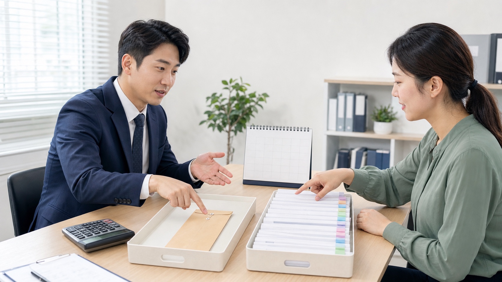 건별 12만5천원과 연간 기타소득금액 300만원 기준을 달력과 지급명세서로 비교하는 모습